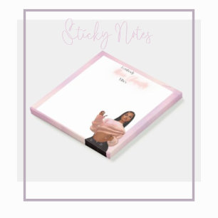 "I Embody Main Character Vibes - Customized 3"x3" Post-it Klebezettel