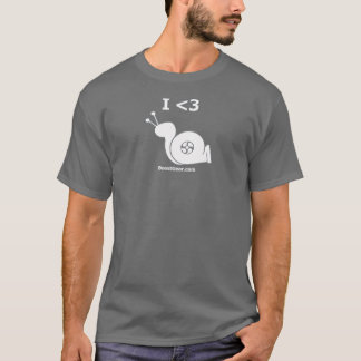 I escargot de Turbo de coeur - le T-shirt des