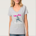 I Fence like a Girl Try to Keep up Fencer Fencing T-Shirt<br><div class="desc">I Fence like a Girl Try to Keep up Fencer Fencing Sword Gift. Perfect gift for your dad,  mom,  papa,  men,  women,  friend and family members on Thanksgiving Day,  Christmas Day,  Mothers Day,  Fathers Day,  4th of July,  1776 Independent day,  Veterans Day,  Halloween Day,  Patrick's Day</div>