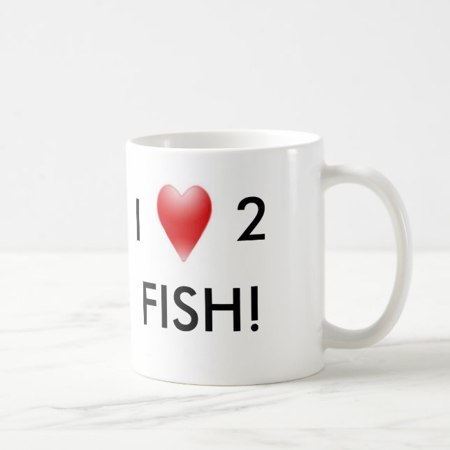 I FISCHE DER LIEBE-2! KAFFEETASSE (Rechts)