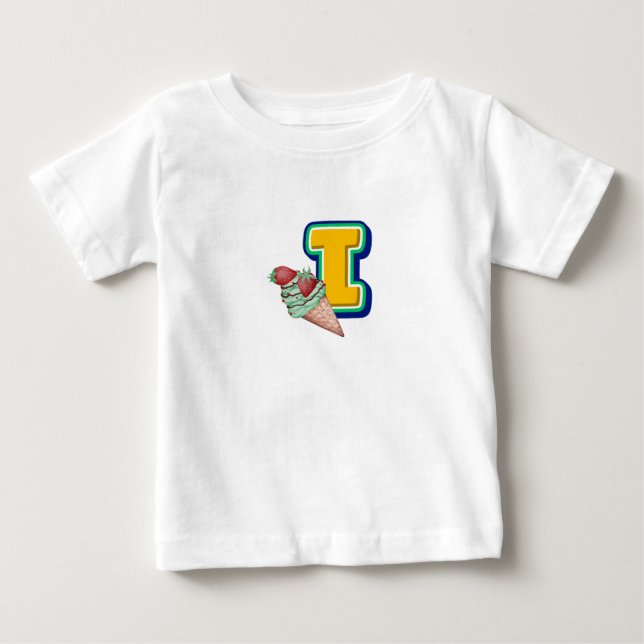 I for Ice cream Baby T-shirt (Vorderseite)