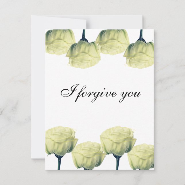 i forgive you einladung (Vorderseite)