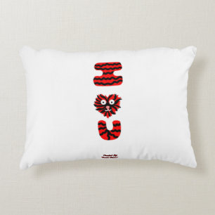 I Fuzzy U Accent Pillow Dekokissen