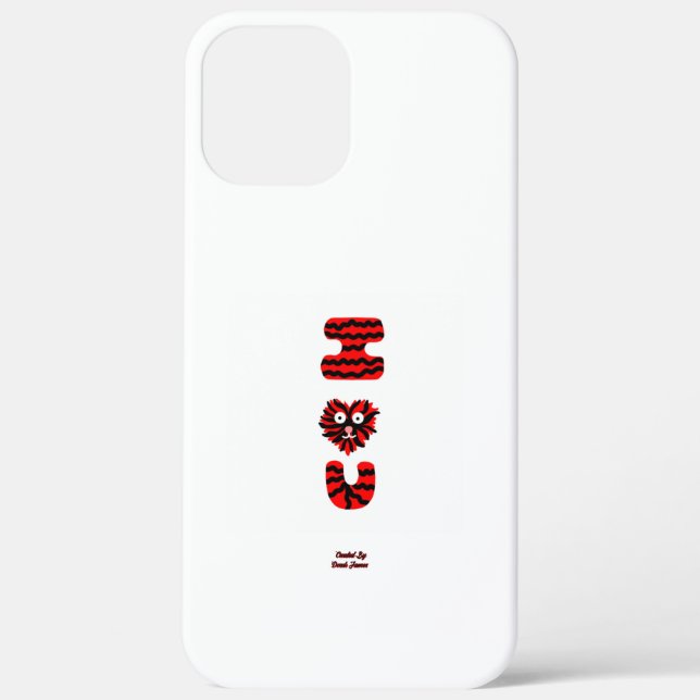 I Fuzzy U Apple iPhone 12 Pro Max Coque (Verso)