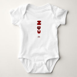 I Fuzzy U Baby Jersey Bodysuit Baby Strampler