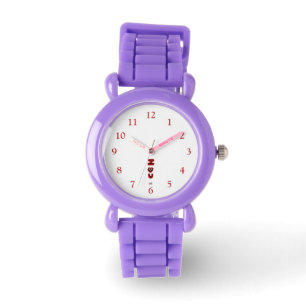 I Fuzzy U Kid's Red Glitzer Strap Watch Armbanduhr