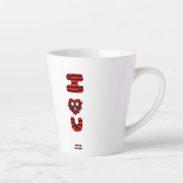 I Fuzzy U Small Latte Tasse