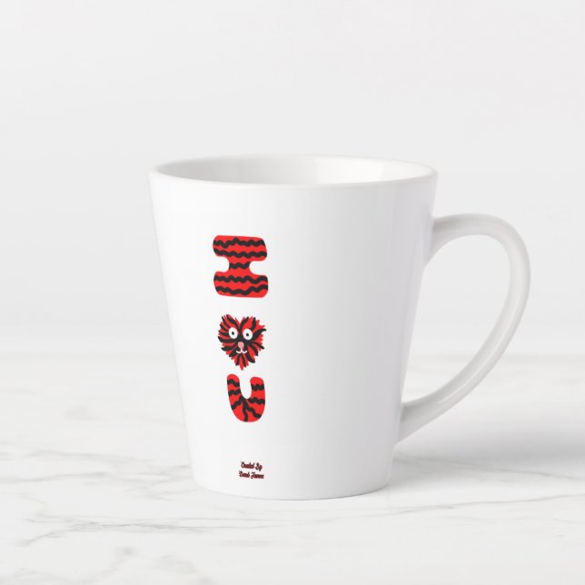 I Fuzzy U Small Latte Tasse (Rechts)