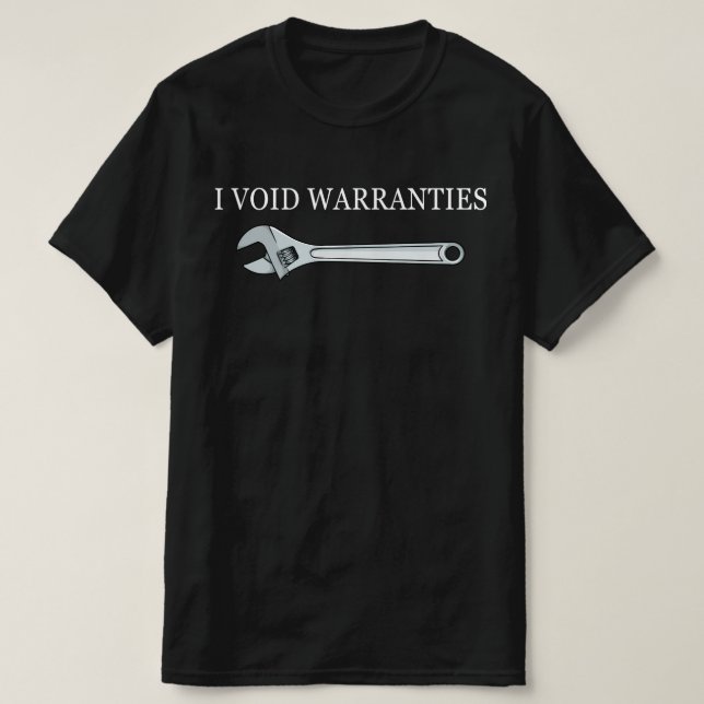 I Garantie ungültig T-Shirt (Design vorne)