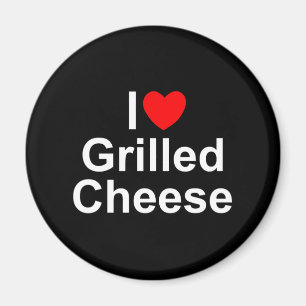 I gegrillter Käse der Liebe-(Herz) Magnet