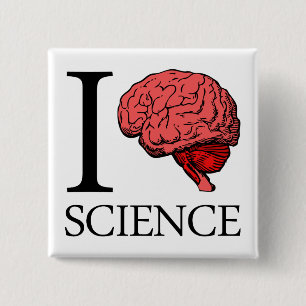 I Gehirn-Wissenschaft (ich kenne Wissenschaft) Button
