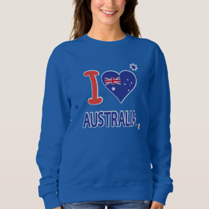 I glücklicher Australien Tag LIEBE-AUSTRALIENS am Sweatshirt