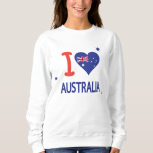 I glücklicher Australien Tag LIEBE-AUSTRALIENS am Sweatshirt