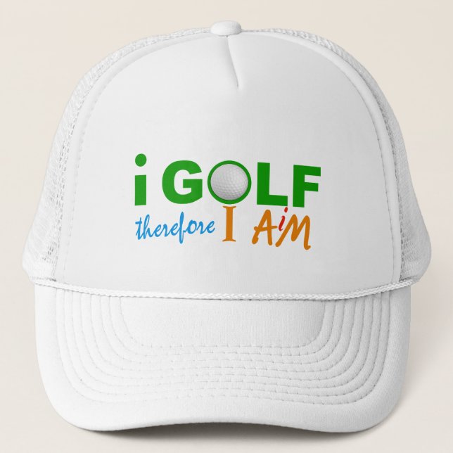 I GOLF hat - Farbe wählen Truckerkappe (Vorderseite)