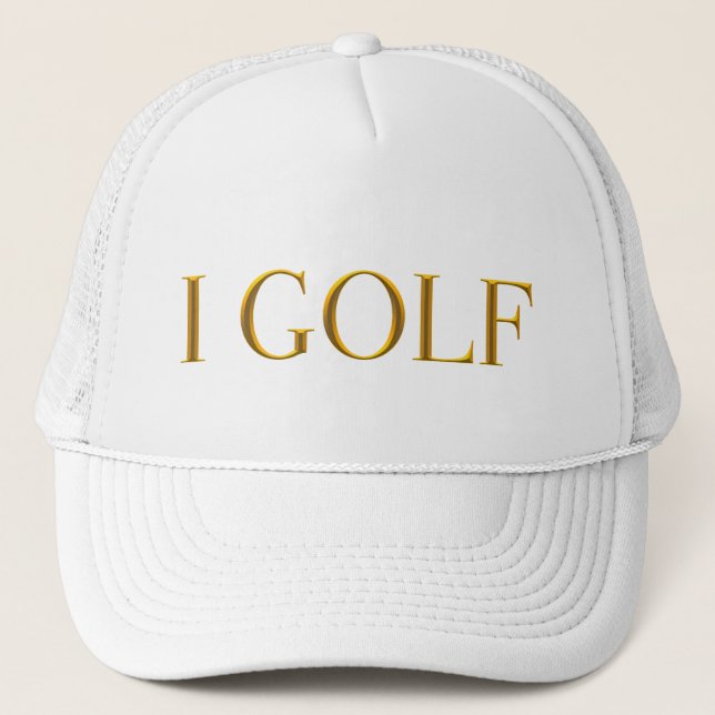 I Golf Trucker Hat Truckerkappe (Vorderseite)