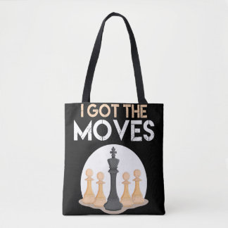i got moves chess player chess lover men kid tasche