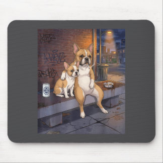 I Got That Dog In Me Funny French Bulldog Smoking  Mousepad
