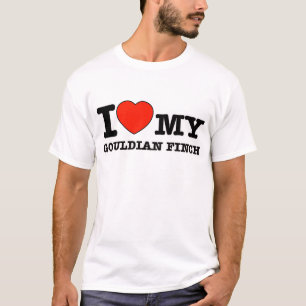 I gouldian Fink der Liebe T-Shirt