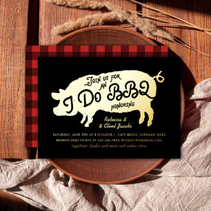 I GRILLEN Engagement Party Black Gold Folieneinladung