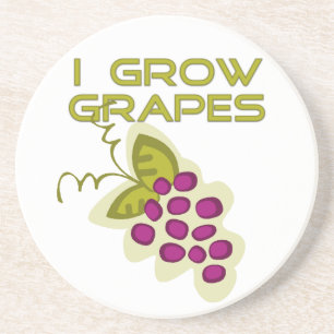 I Grow Grapes Untersetzer