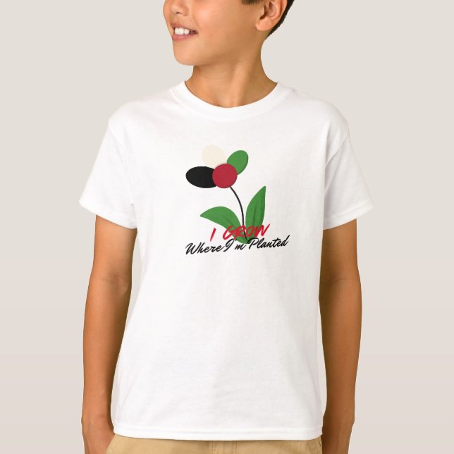  I Grow where I’m Planted T-Shirt (Vorderseite)