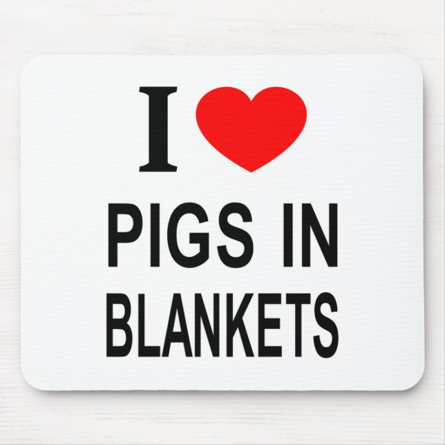 I Gs In Blankets I Love Gs In Blankets I He  Mousepad (Vorne)