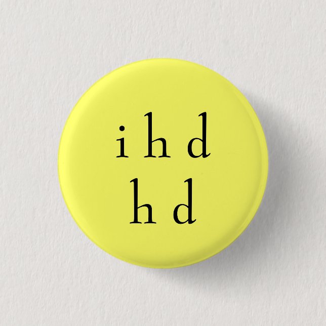 I h AVW d Button (Vorderseite)