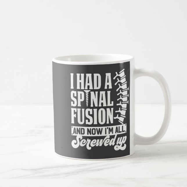 I Had A Snal Fusion And Now I'm All Screwed Up Fun Kaffeetasse (Rechts)