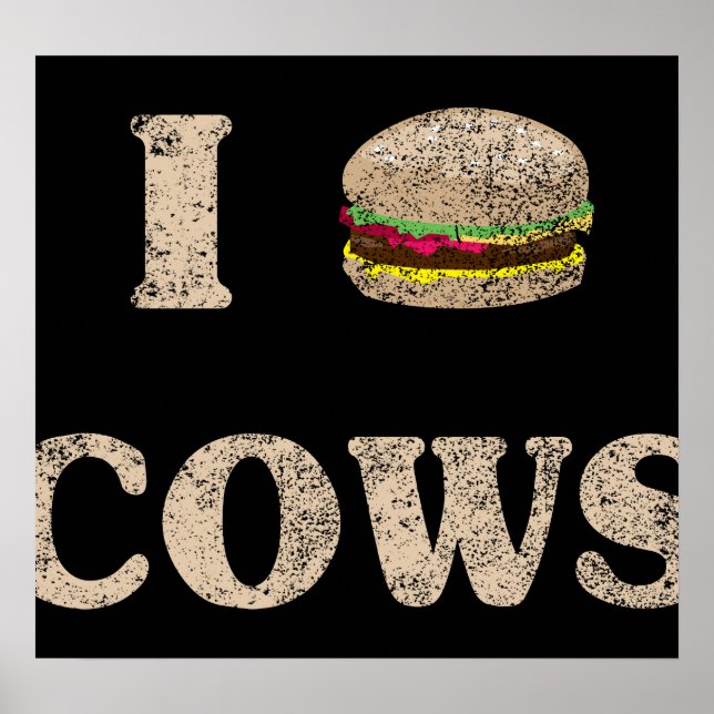 I Hamburger Cows Poster (Vorne)