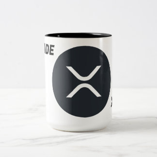 I HANDEL XRP ZWEIFARBIGE TASSE