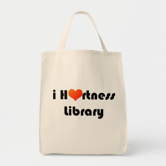 I Hartness Bibliotheks-Tasche Tragetasche (Vorne)