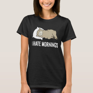 I Hasse Morgens Schlafen Alpaca Alpaca Pajama T-Shirt