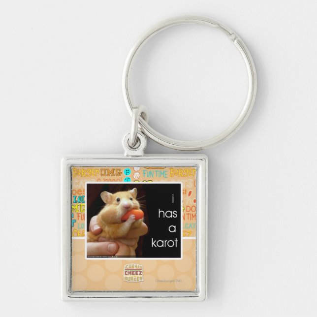 I hat ein karot schlüsselanhänger (Vorne)