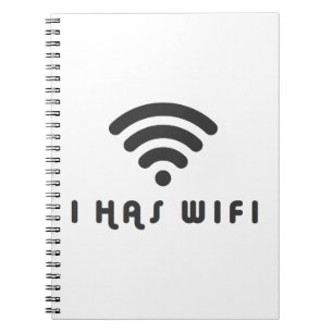 I HAT WIFI-INTERNET NOTIZBLOCK