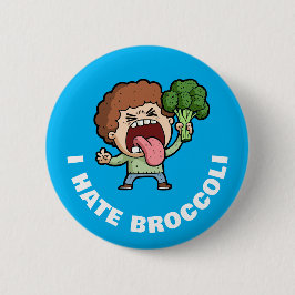 I Hate Broccoli Button