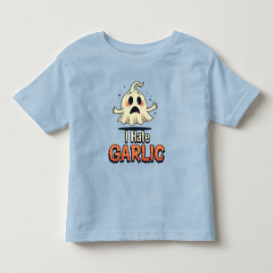 I Hate Knolic Ghost - Funny Halloween Knoblauch Ha Kleinkind T-shirt