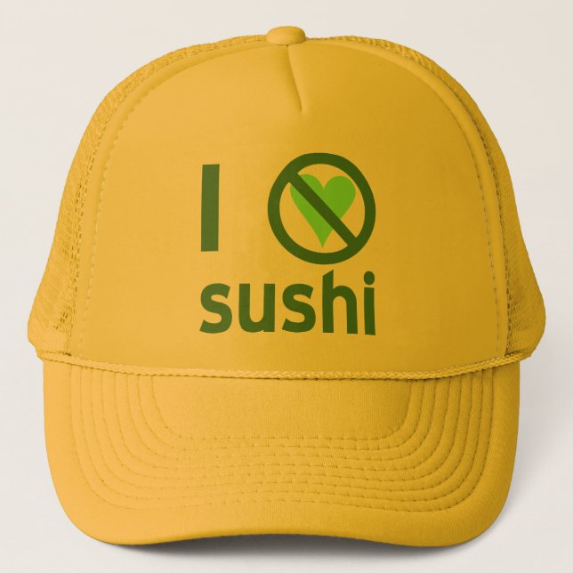 I Hate Sushi Truckerkappe (Vorderseite)