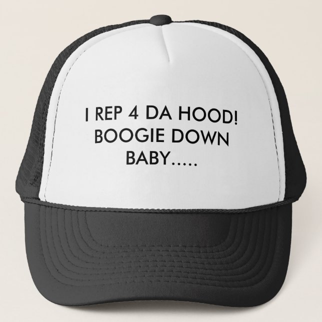 I HAUBE REPRÄSENTANTEN 4 DA! BOOGIE-UNTEN BABY TRUCKERKAPPE (Vorderseite)