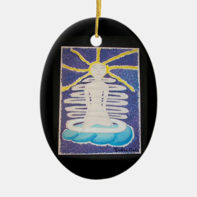 I have always been-oval ornament (Vorne)