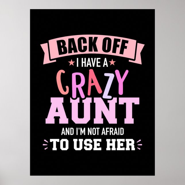 I Have An Aunt Poster (Vorne)