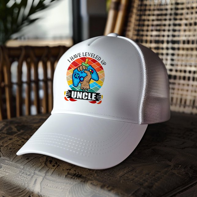 I Have Leveled Up to Uncle Truckerkappe (I Have Leveled Up to Uncle Trucker Hat)