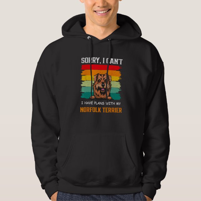 I Have Plans With My Norfolk terrier Dog   Father' Hoodie (Vorderseite)