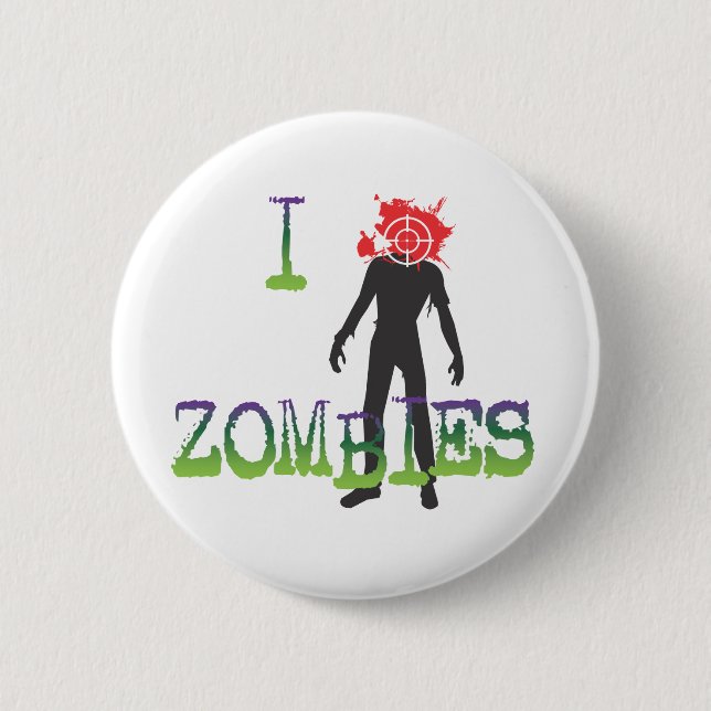 I Headshot-Zombies Button (Vorderseite)