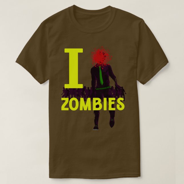 I Headshot Zombies T-Shirt (Design vorne)