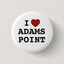I heart Adams Point Button