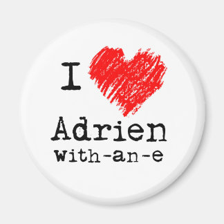 I heart Adrien-with-a-e magnet