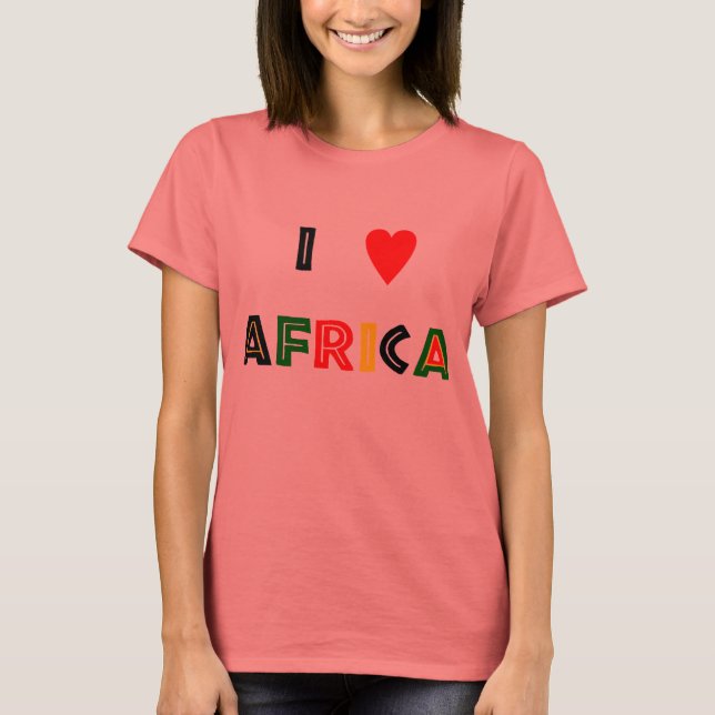 "I Heart Africa"-Shirt T-Shirt (Vorderseite)