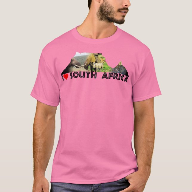 I Heart Afrique du Sud Table Mountain T-Shirt (Devant)