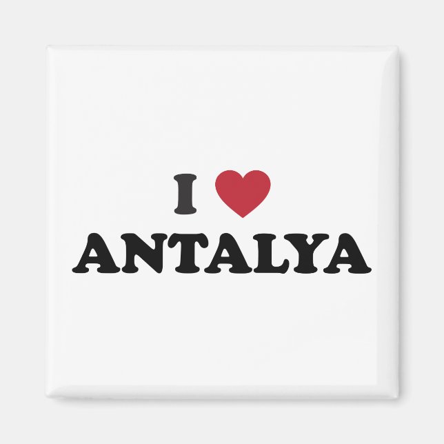 I Heart Antalya Türkei Magnet (Vorne)