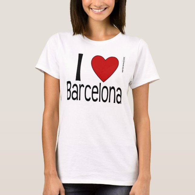 I Heart Barcelona Shirt (Vorderseite)